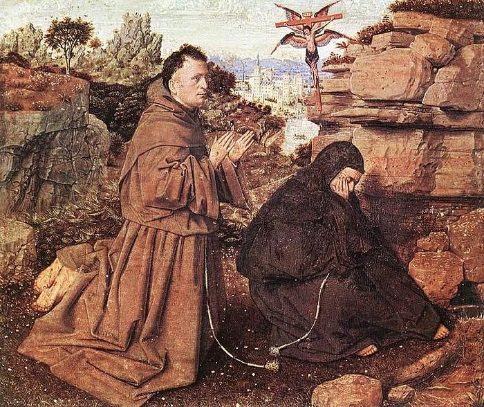 Stigmatization of St Francis, Jan Van Eyck